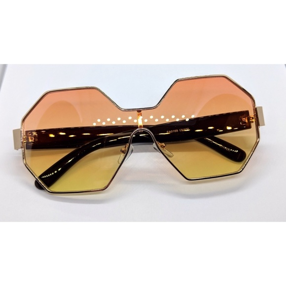 Accessories - Nwt ombre hexagon sunset sunnies